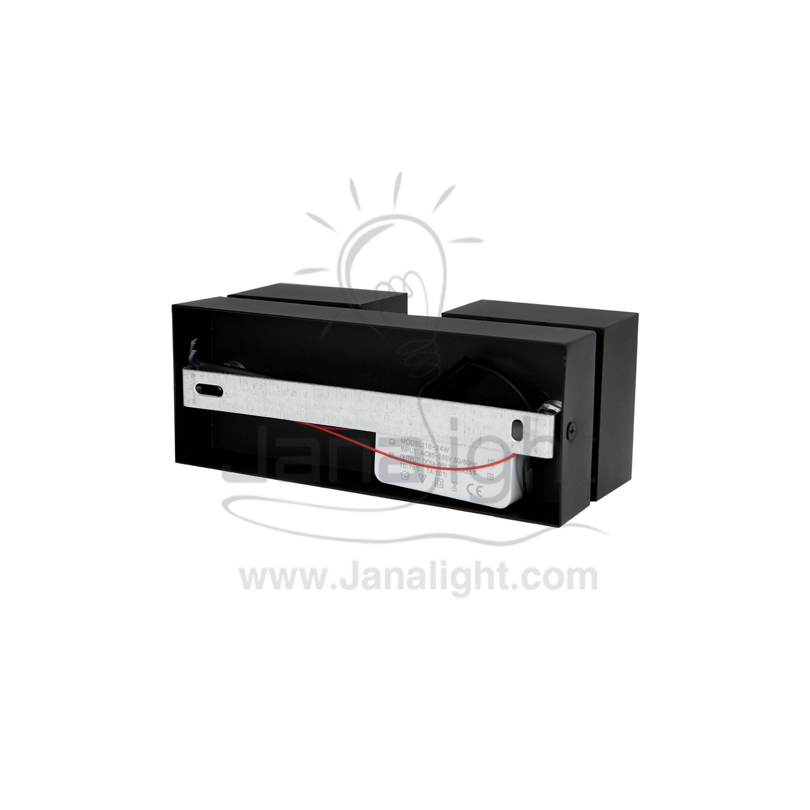 ⁦سبوت لايت سلندر 24 وات مجوز اسود وش شمباني وورم مربع متحرك Ac85 2S⁩ - الصورة ⁦4⁩